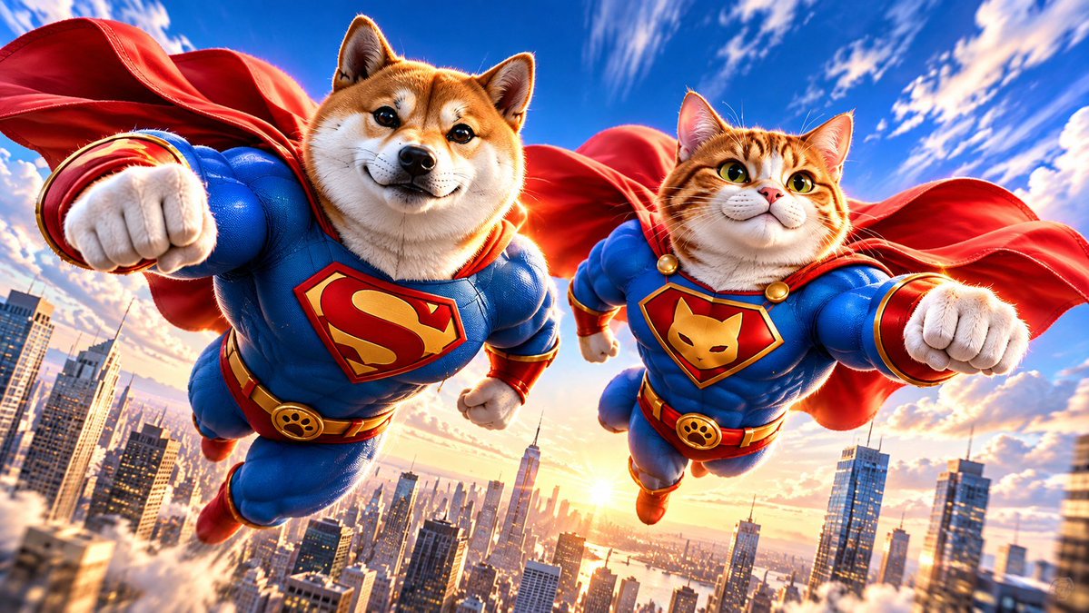 SuperCat_RH's tweet photo. Heroes united, to the moon! https://t.co/CFC7qsdnCJ