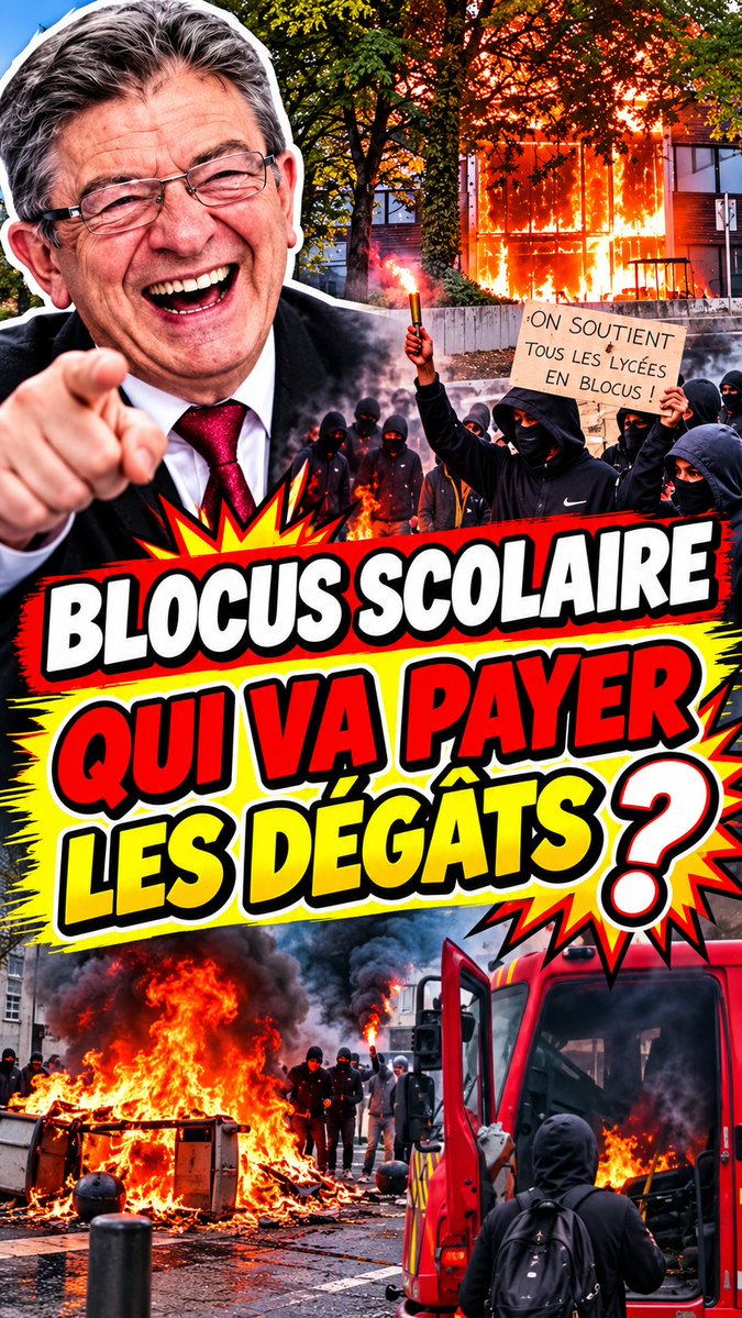 rigolo1505's tweet photo. @CerfiaFR #Lycéens
blocus scolaire
Mediapart
Qui paye  les degats 
#blocage https://t.co/Nay45W8bHY