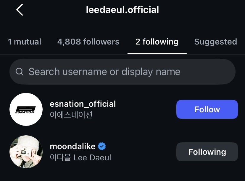 daeulworld's tweet photo. it seems daeul unfollowed polarix on instagram ? https://t.co/cMH30S6hIE