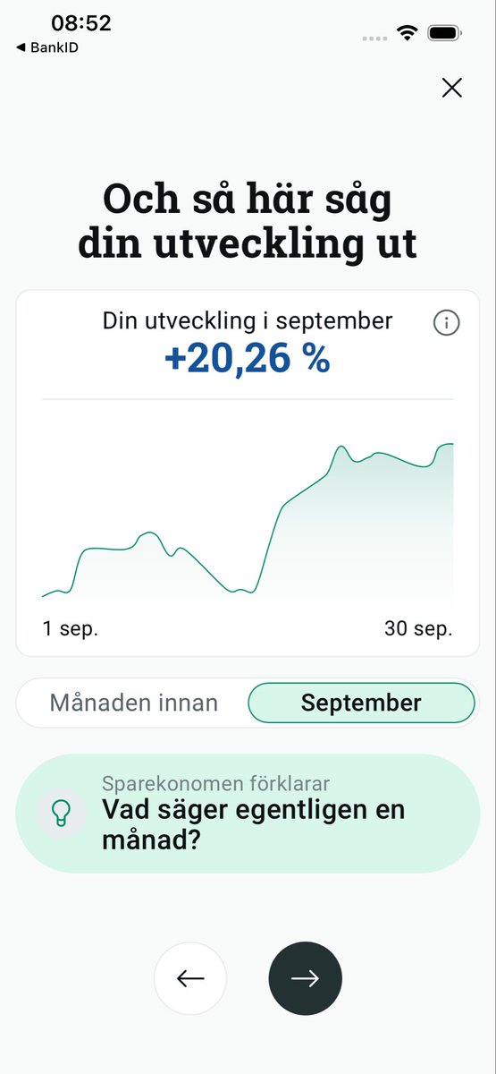Malinrec's tweet photo. September skulle vara en historisk dålig månad 😍 Jag är mer än nöjd 🍀🍀🍀🍀 https://t.co/3jnfN5ARos