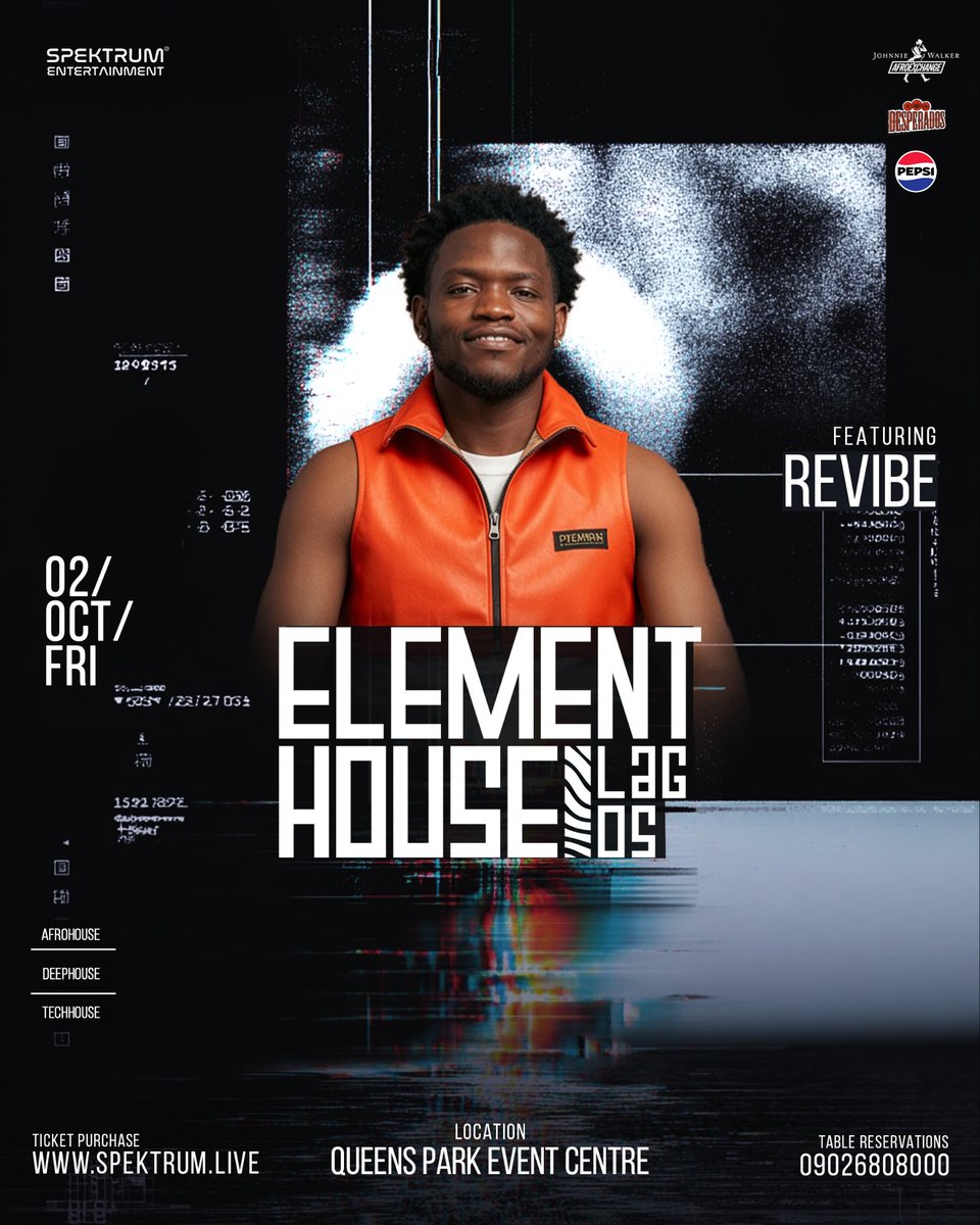 spektrumng's tweet photo. Tonight, the music speaks.
The room moves.
The lights go down.
And four artists take us somewhere only the dancefloor knows.
Emmanuel Jal. Karaba. @iamtosa. @234revibe .
See you tonight.
π Queens Park
π 11pm
ποΈ https://t.co/LmkDLikk5r
#ElementHouse
#HouseMusic
#AfroHouse
#DeepHouse
#TechHouse