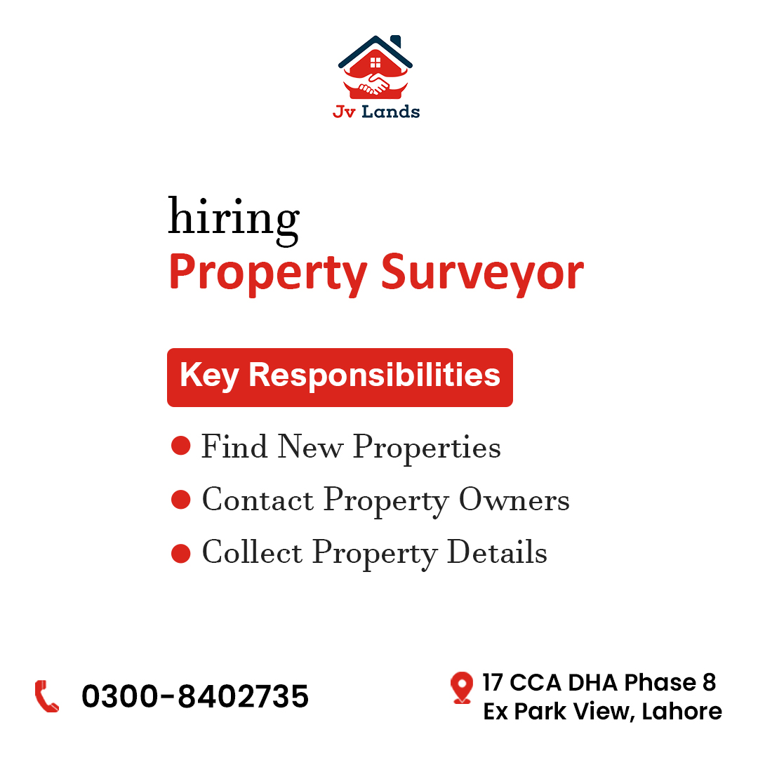 jvlandspvt's tweet photo. We’re Hiring: Property Surveyor

JV Lands is looking for a Property Surveyor in Lahore to find properties, conduct field surveys, and connect with property owners.

📍 Lahore | Full-Time
📞 0300-8407818
#Hiring #PropertySurveyor #RealEstateJobs #LahoreJobs #JVlands https://t.co/QNjioZOerM