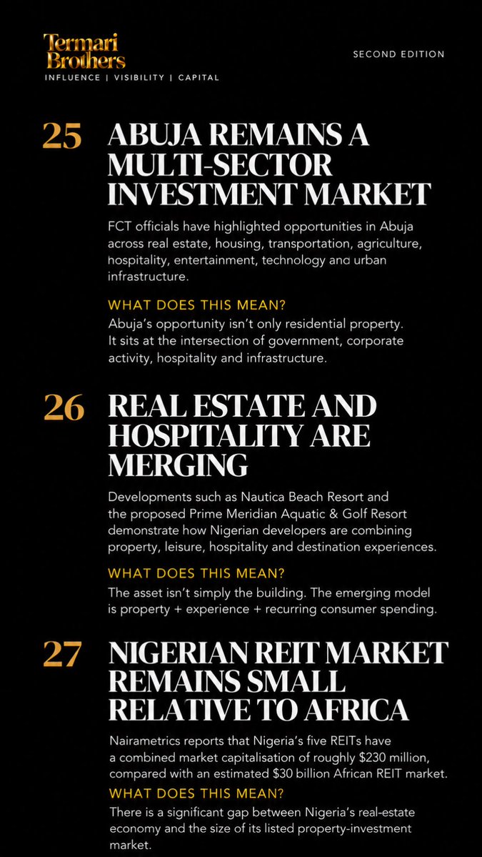 TermariBrothers's tweet photo. 60 SECONDS AROUND AFRICA — SECOND EDITION 🌍

30 stories. 8 sectors. One snapshot of the forces shaping Africa’s business landscape.

Finance. Energy. Hospitality. Entertainment. Design. Real Estate. Agriculture. Policy.

October 2, 2026.

Read the continent differently. https://t.co/LAhT8yBXIB