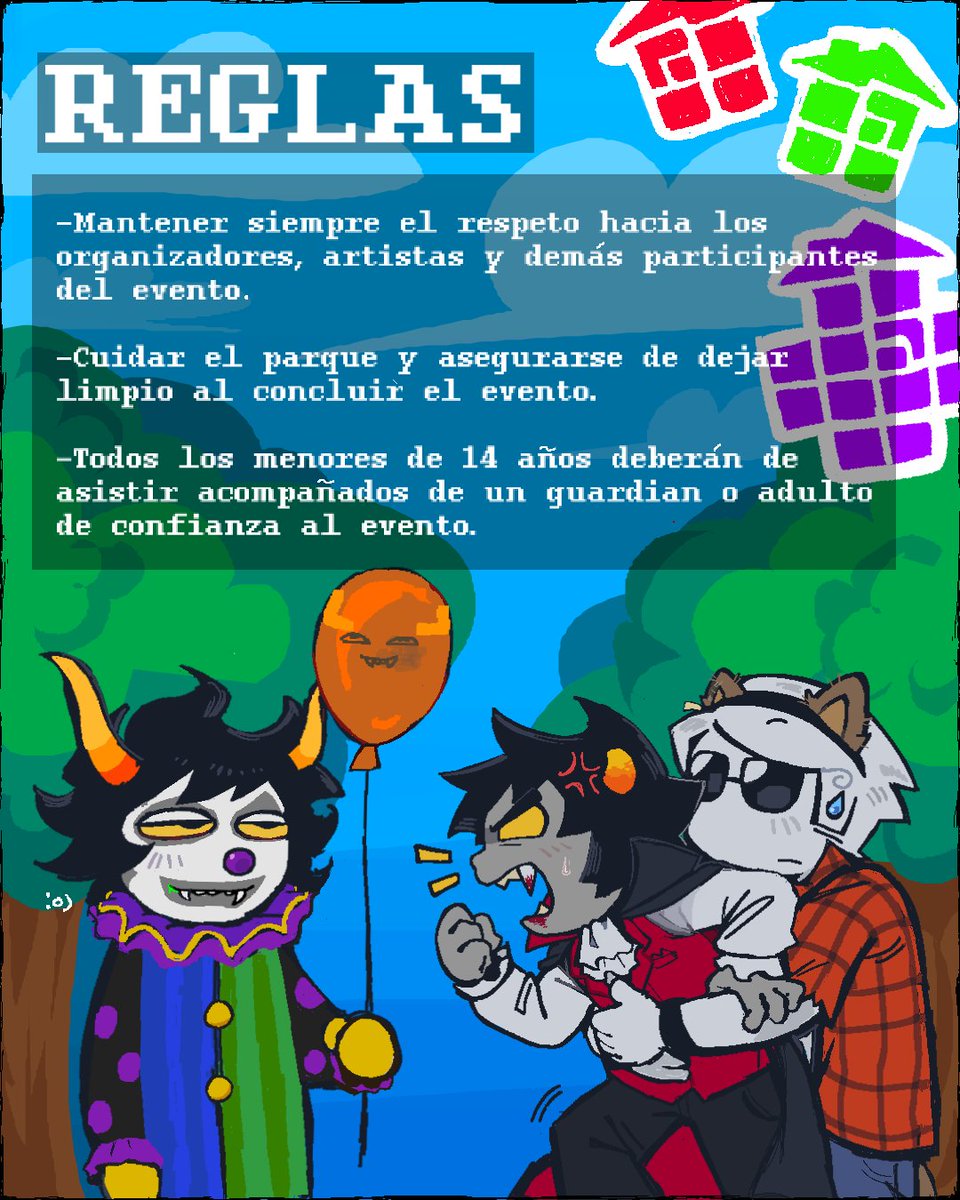 SBURB_CL's tweet photo. PRIMERA JUNTA OFICIAL ‼️

El día sábado 10 de Octubre en el Parque O'Higgins de Santiago a un lado del teatro La Cúpula.

❤️Se realizarán actividades premiadas, no premiadas e invitamos a todos los artistas interesados a participar en la venta de merch. 
#homestuck https://t.co/RUjOc4piYP