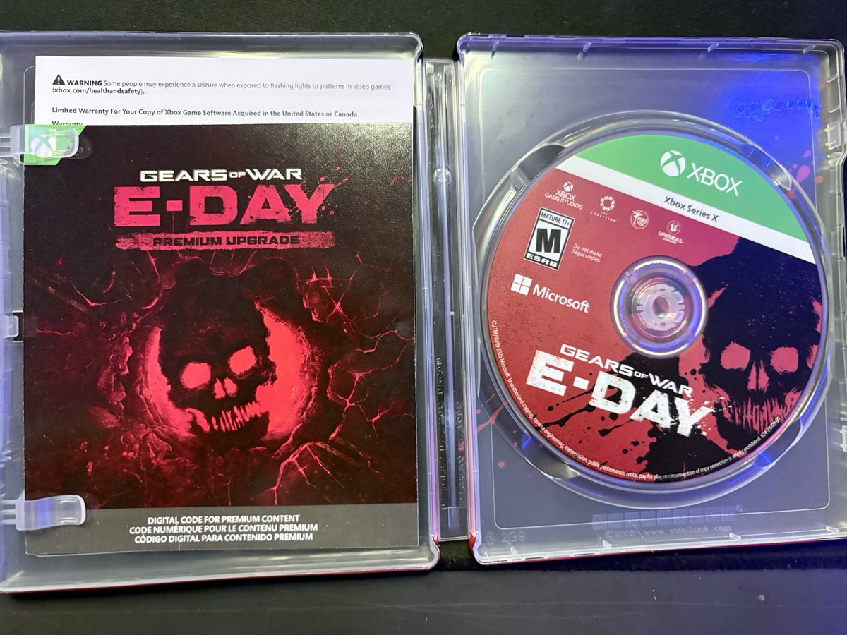 WormsicleTV's tweet photo. So my Steam code for the Liquid Death chainsaw didn’t work so I had to redeem the Xbox version so sorry about that, however I got something even better to giveaway. XBOX ONLY 

Like this and I’ll choose a random winner tomorrow on stream ⚙️🪱 https://t.co/5uJoirnql6