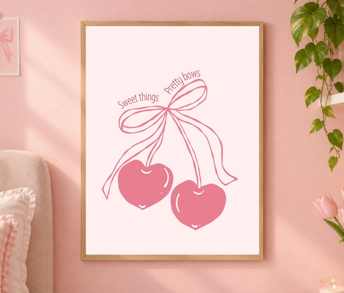 PrintableNest15's tweet photo. Introducing  3 Piece Printable Wall Art Set - tulips, cherries &amp; a vintage pink bus, all designed to bring a soft, feminine touch to your space. 

🖨️ Instant digital download
https://t.co/4UfllNgHBb

#PrintableWallArt #WallDecor #BedroomDecor #DigitalDownload #PinkDecor #Canva https://t.co/XBxsIFl4NP