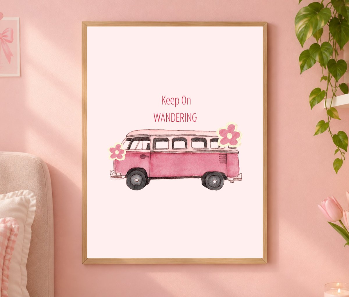 PrintableNest15's tweet photo. Introducing  3 Piece Printable Wall Art Set - tulips, cherries &amp; a vintage pink bus, all designed to bring a soft, feminine touch to your space. 

🖨️ Instant digital download
https://t.co/4UfllNgHBb

#PrintableWallArt #WallDecor #BedroomDecor #DigitalDownload #PinkDecor #Canva https://t.co/XBxsIFl4NP