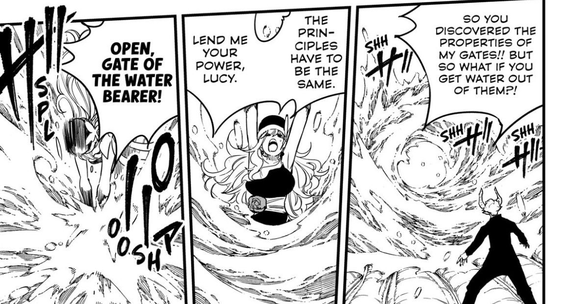 bbygirljuvi's tweet photo. Also i take this as an answer to YEARSSS old discourse about Juvia and Aquarius. Ofc embodiment of water can do everything a summoned being can bye https://t.co/5mcM6iU4LN