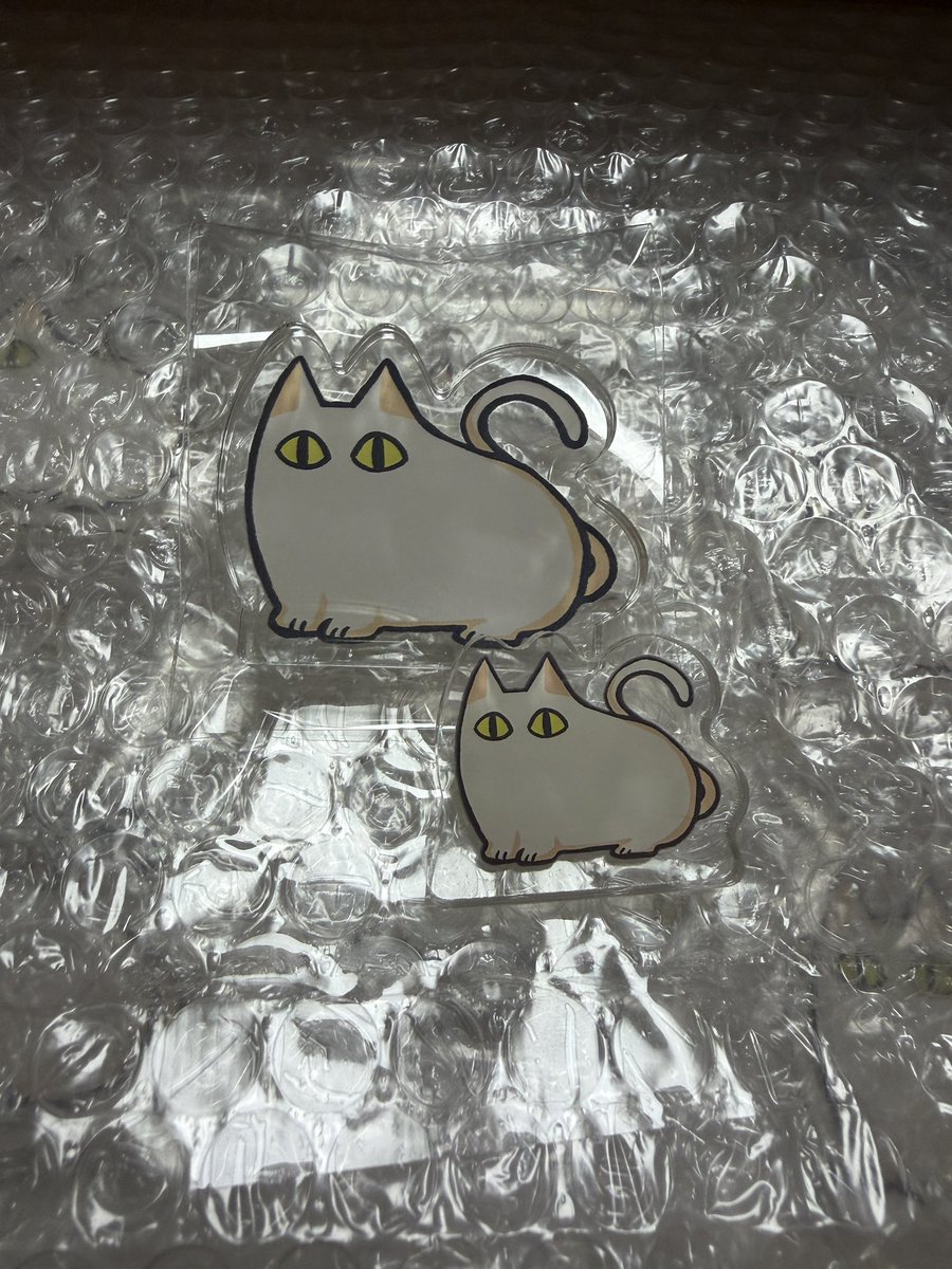 endo_trpg's tweet photo. ねこすたの発注サイズを間違えたわね https://t.co/2QEtqLlosg