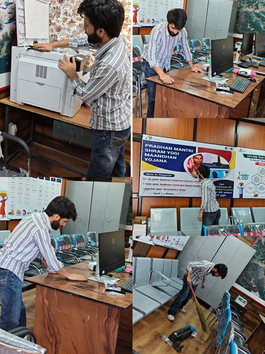 MehtaAshiq's tweet photo. Swachhata Hi Seva 2026 โ Seva Se Swachhta Tak!
CSC Digital Excellence Centre, DC Office Doda, promotes cleanliness and inspires citizens to make Swachhta a Jan Andolan! ๐ฎ๐ณ
@faizankhan39 @CSCegov_
#SwachhtaHiSeva2026 #CSCDoda #SwachhBharat #DistrictDoda https://t.co/V87CX5SsU0