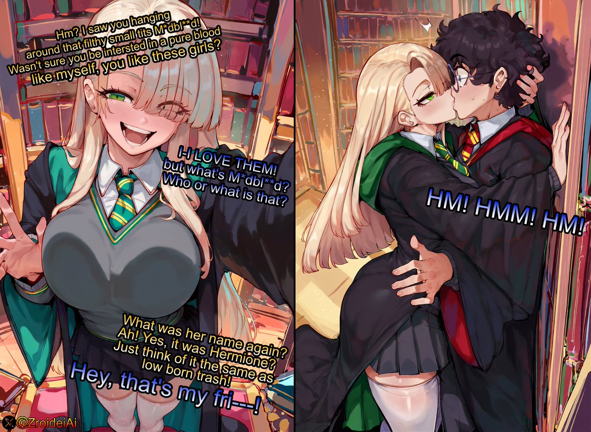 ZroideiAI's tweet photo. Draco Malfoy: So... You're Potter's kid!

How Draco met Harry and what she proceeded to do to him in order to keep him! #DracoMalfoy #HarryPotter https://t.co/o4w6TfFoeJ
