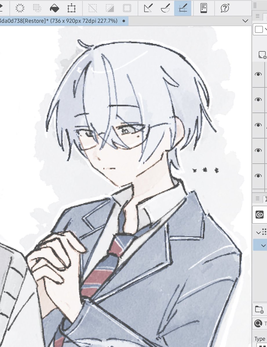_farawell1's tweet photo. An old Toya drawing of mine back when i still had Clip Studio Paint trial👀
First time posting my drawing here…

#projectsekai #aoyagitoya https://t.co/yUTVg194pN