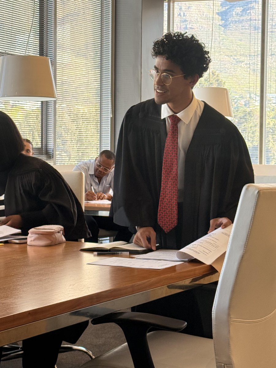 HeroldGie's tweet photo. Our 2026 Vacation Work Programme has come to an end, closing with the students' final moot court! Thank you for your energy and dedication. Wishing you every success in your studies and legal careers!
#HeroldGieAttorneys #HeroldGie #VacWork https://t.co/Tdtw5bkpl3