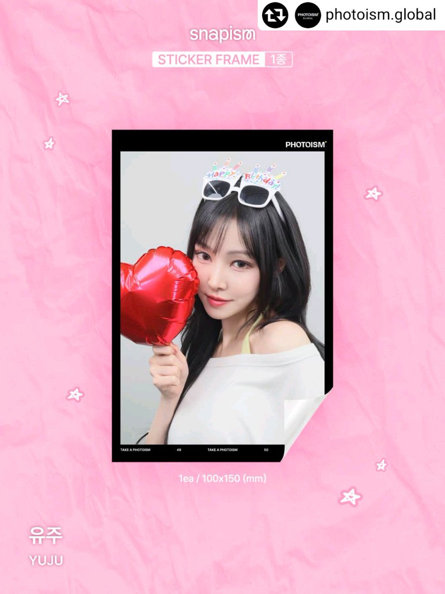 photoism_th_rp's tweet photo. PHOTOISM X YUJU
ARTIST FRAME & snapism OPEN !

The <YUJU> artist frame & snapism will be released on PHOTOISM to celebrate her birthday.

📅 26.10.04 – 26.11.10 (KST)
📍 Only at Photoism stores.
Hotel or shopping mall pop-up locations excluded.
📍 snapism kiosks are located inside selective Photoism stores.
You can check the specific locations in the highlights of the Photoism Global Instagram account.

This frame is available at ALL GLOBAL Photoism stores.

ONLY IN PHOTOISM

@photoism_global
#Photoism
#PhotoismGlobal