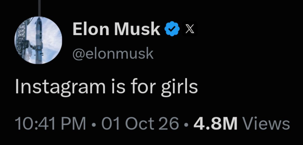 MrBiIIion's tweet photo. @unkonfined I think @elonmusk said it best 🤣 https://t.co/7wdjZZbIq9
