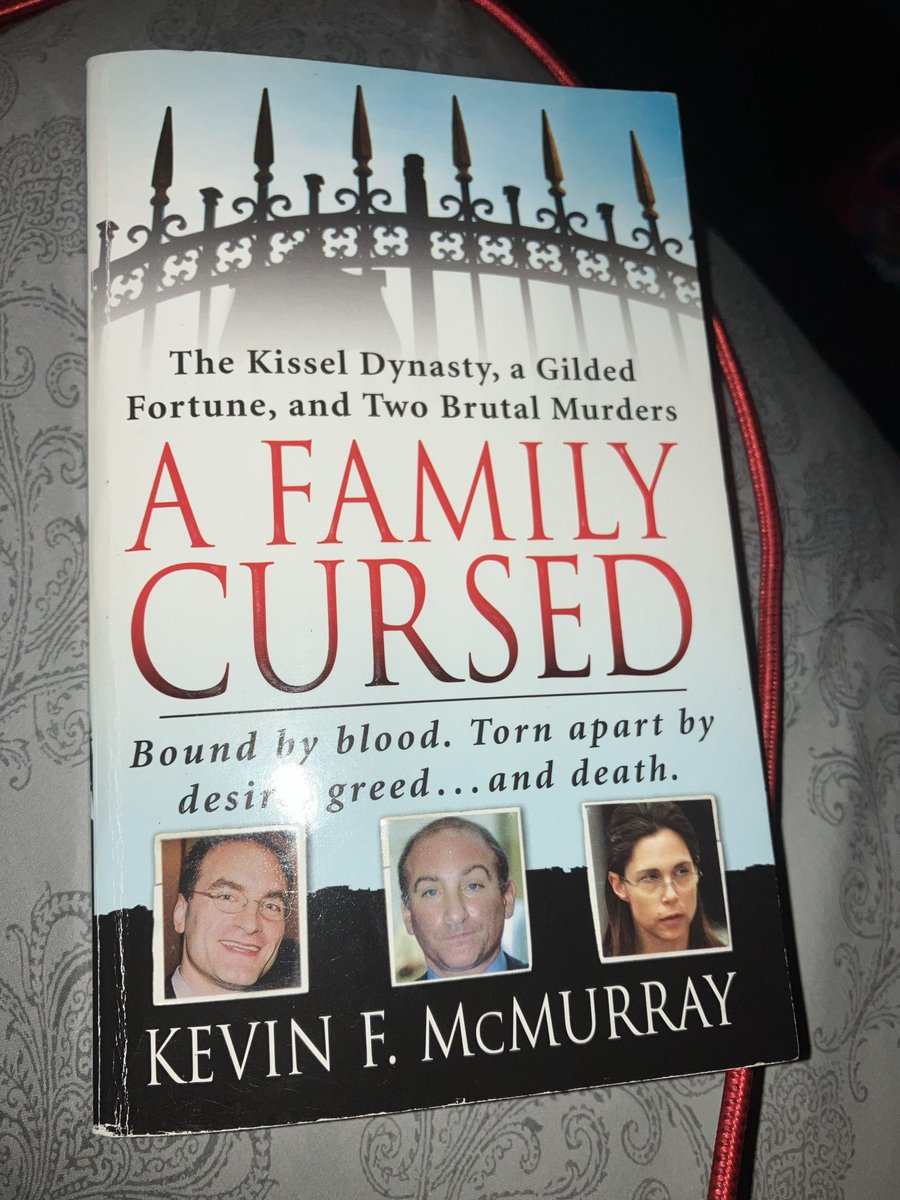 MichelleBovee's tweet photo. reading ‘A Family Cursed’ by Kevin F. McMurray @Kfmcmurray 
Bound by blood. Torn apart by desire, greed…and death. #TrueCrime https://t.co/fxZfq5fbJX