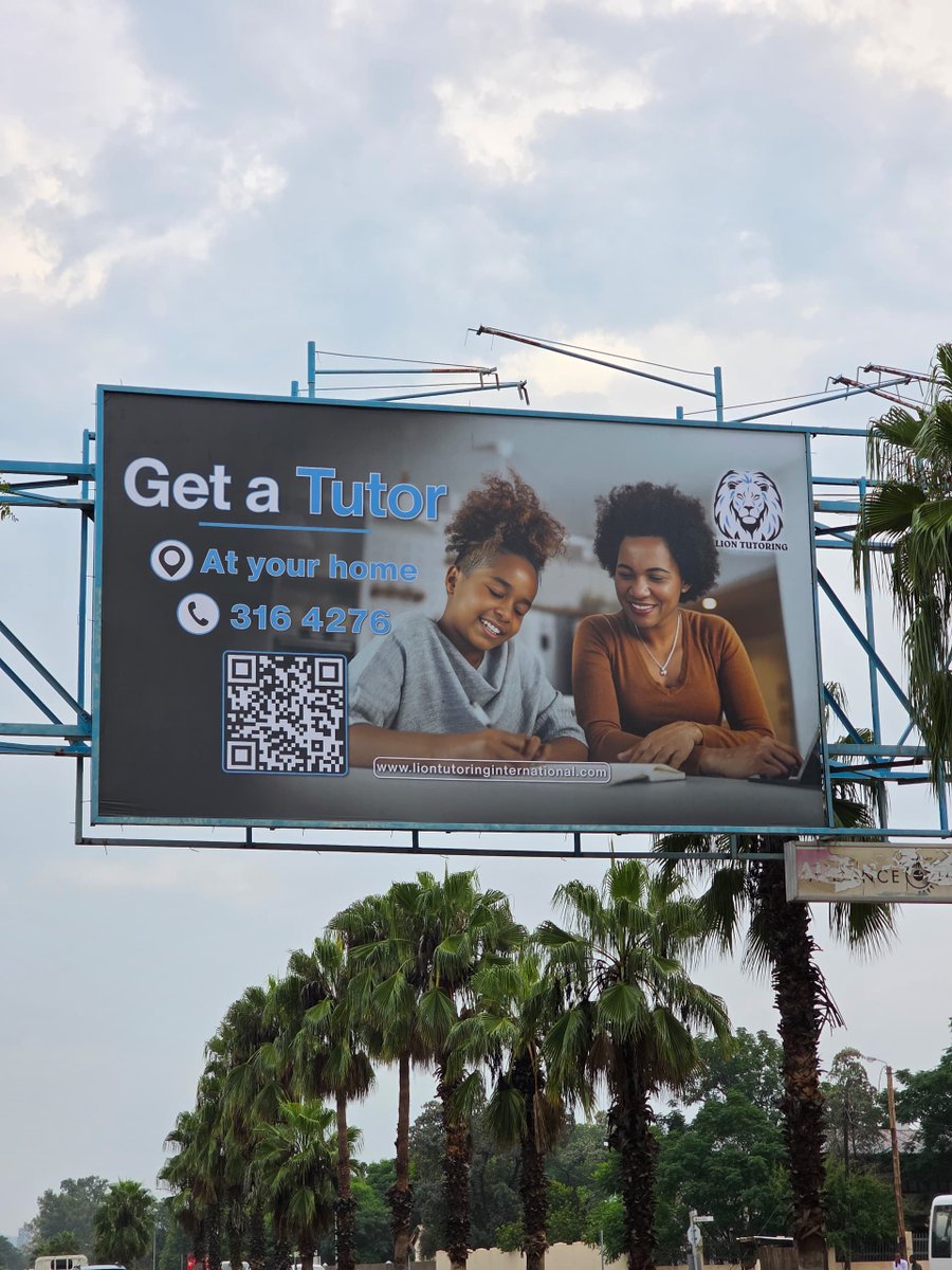 liontutoring's tweet photo. Spot our ad at the Avani resort billboard and take the first step towards academic success with a dedicated Lion tutor🦁 coming to your home. 🏠📖
📞🇧🇼316 4276
https://t.co/JZW39FC1zl
#LionTutoring🦁 #Education📚 #TutorAtHome https://t.co/g5xHl1WMy0