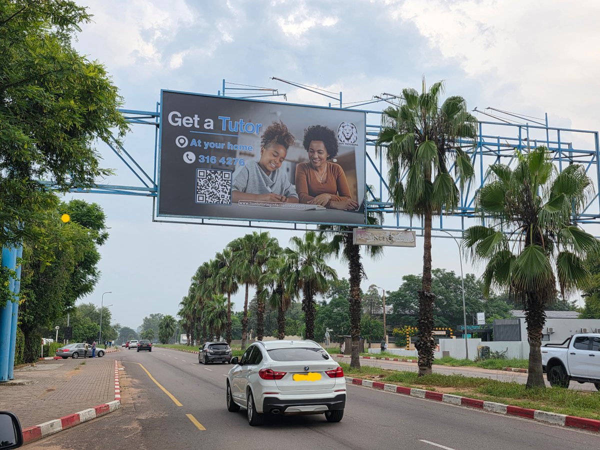 liontutoring's tweet photo. Spot our ad at the Avani resort billboard and take the first step towards academic success with a dedicated Lion tutor🦁 coming to your home. 🏠📖
📞🇧🇼316 4276
https://t.co/JZW39FC1zl
#LionTutoring🦁 #Education📚 #TutorAtHome https://t.co/g5xHl1WMy0