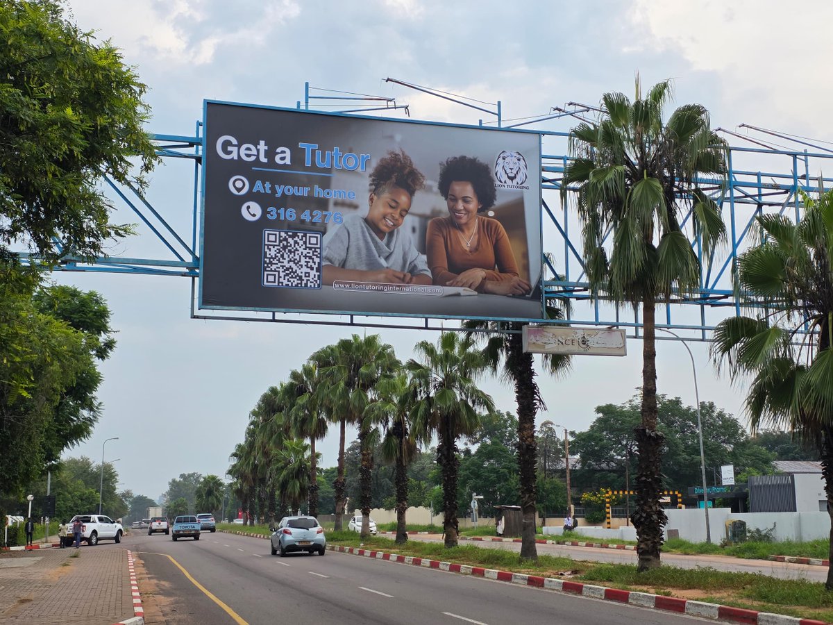 liontutoring's tweet photo. Spot our ad at the Avani resort billboard and take the first step towards academic success with a dedicated Lion tutor🦁 coming to your home. 🏠📖
📞🇧🇼316 4276
https://t.co/JZW39FC1zl
#LionTutoring🦁 #Education📚 #TutorAtHome https://t.co/g5xHl1WMy0