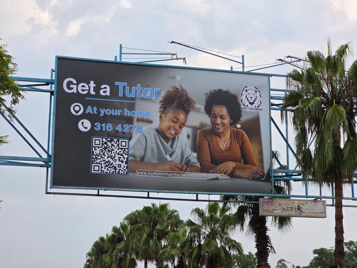 liontutoring's tweet photo. Spot our ad at the Avani resort billboard and take the first step towards academic success with a dedicated Lion tutor🦁 coming to your home. 🏠📖
📞🇧🇼316 4276
https://t.co/JZW39FC1zl
#LionTutoring🦁 #Education📚 #TutorAtHome https://t.co/g5xHl1WMy0
