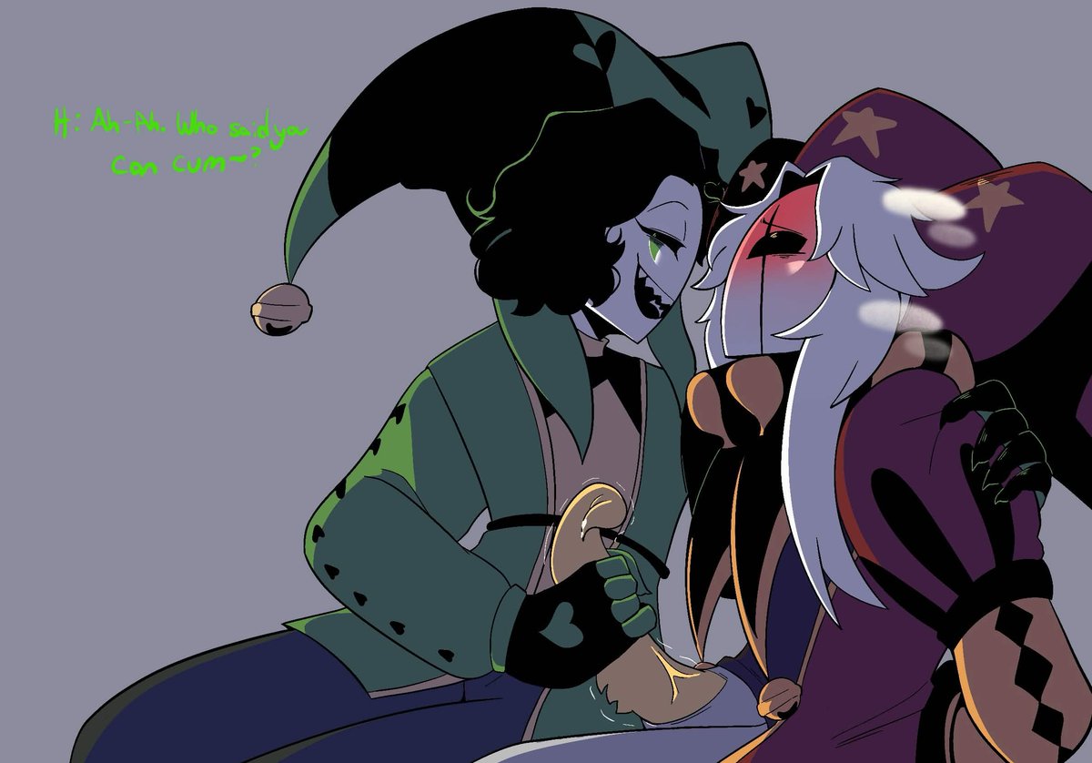 _0n_Cloud_9's tweet photo. [TFC]

Day 1 - Orgasm control

Greenapple moment 
#tfc #tfcnsfw #thefreakcircus #greenapple #pierrot #harlequin #fanart #nsfw https://t.co/TB16BET7Hp