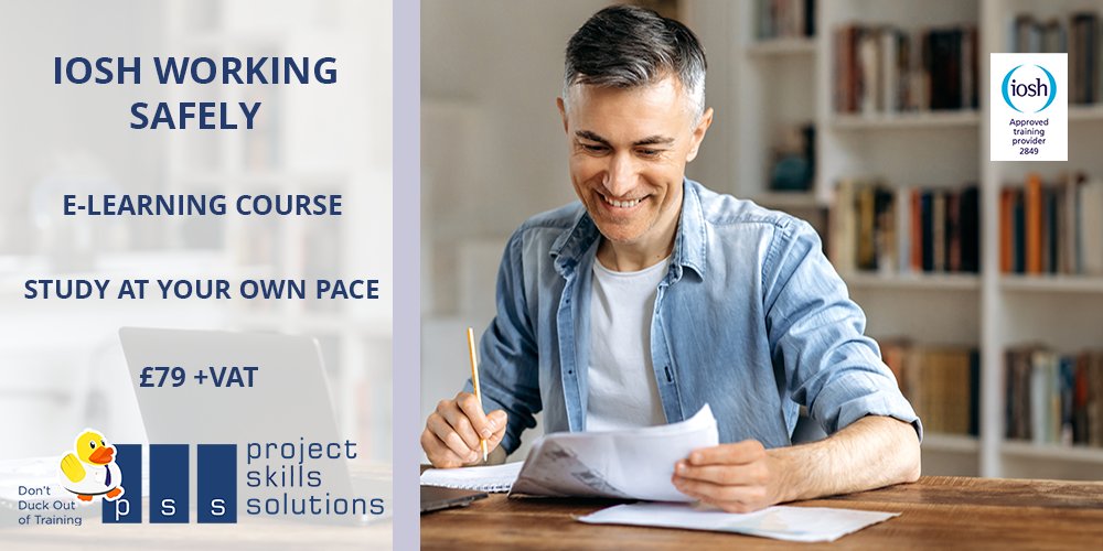 PSS_Training's tweet photo. 💻 Get IOSH Working Safely certified with our eLearning course!

⏱️ 5–6 hours | 🔀 Suitable for all industries | 💷 From £79+VAT

✔️ Study at your own pace
✔️ No formal entry requirements
✔️ Same certificate as classroom

👉 Start today: https://t.co/DvSgltcatF
#remotelearning https://t.co/imn4cfo1HR