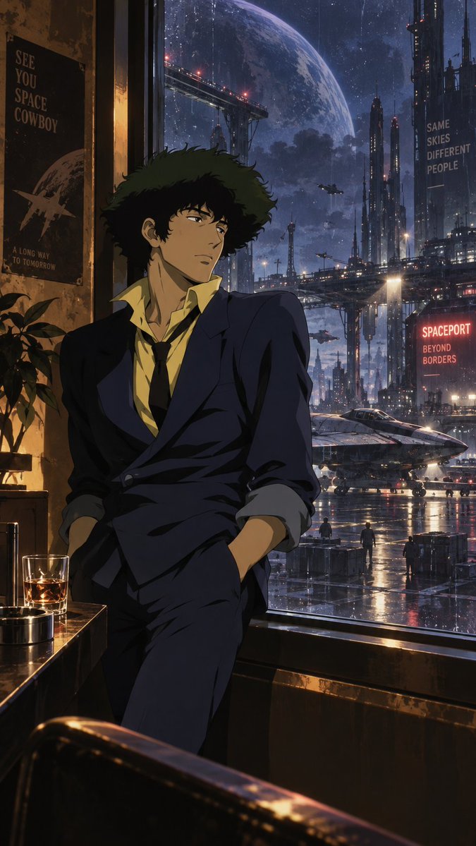 DownloadsUsenet's tweet photo. Cool is easy. Carrying a whole past in one look is harder. Your favorite anime antihero?

#AnimeArt #AIArt https://t.co/OVOgnLY4js