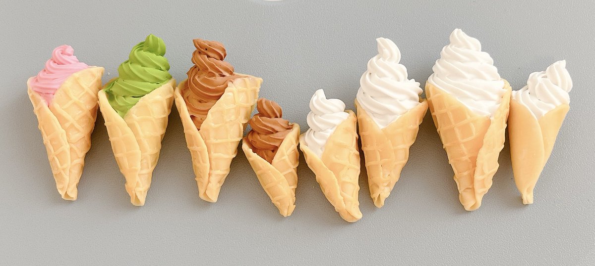 po_pu_bu's tweet photo. 🍦まきまきました✨
#フェイクスイーツ #ハンドメイド好きさんと繋がりたい #ミニチュア #デザフェス #デザフェス64 https://t.co/Rmf2Egzo2l