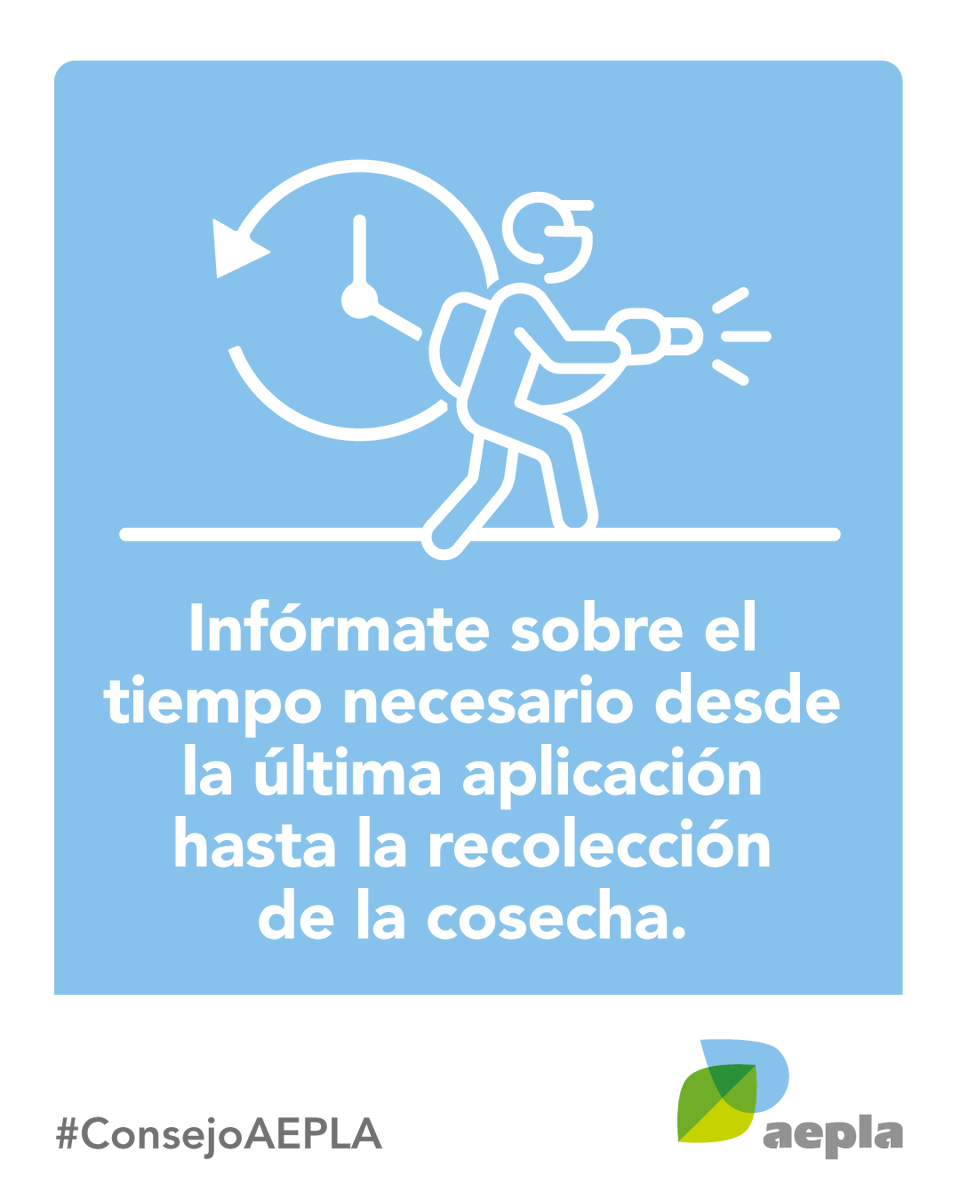 aepla_asoc's tweet photo. Garantiza la eliminación natural de los posibles restos de tratamientos fitosanitarios presentes en tus cultivos.

Respeta el plazo de espera 🗓️ recomendado en el envase desde su última aplicación hasta la recolección de la cosecha. https://t.co/mGlW92NDVt