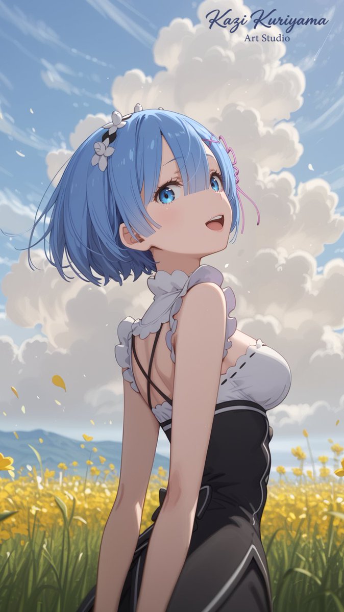 KaziArtStudio's tweet photo. Rem💙レム #RE_Zero (リゼロ) || SFW アニメ良かったけど、早くレムの元気な顔が見たい https://t.co/IvsyHpdD2T