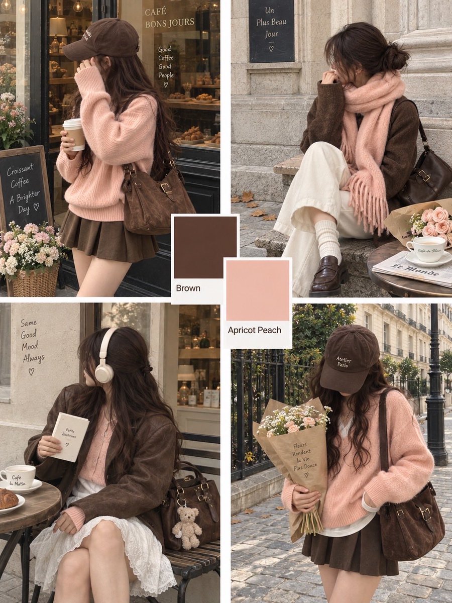 _mi_mi_cos's tweet photo. ブラウン組み合わせは、上級者並みのお洒落さがでる🍂即真似してみて。 https://t.co/Qxz4dWhLv5