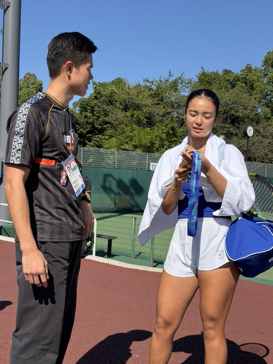 DYANCASTILLEJO's tweet photo. Ej finally meets Alex Eala 
in Nagoya ! https://t.co/HFjTLxk6TZ