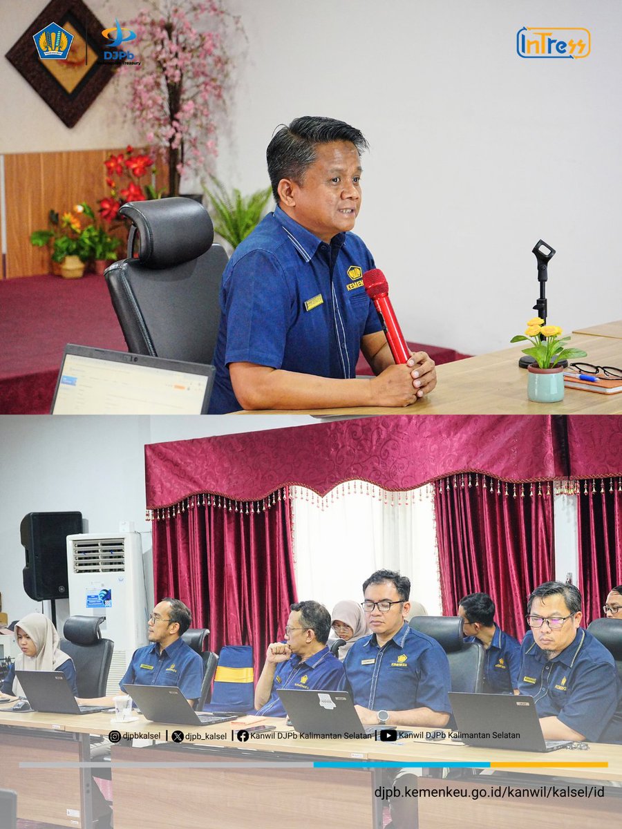 djpb_kalsel's tweet photo. Kanwil DJPb Kalsel melaksanakan Rapat Pembangunan &amp; Keberlanjutan ZI WBK menuju WBBM serta Rapat Tinjauan Manajemen (RTM) SMAP ISO 37001:2016 pada 30 September 2026. https://t.co/DpLEEgJBoq