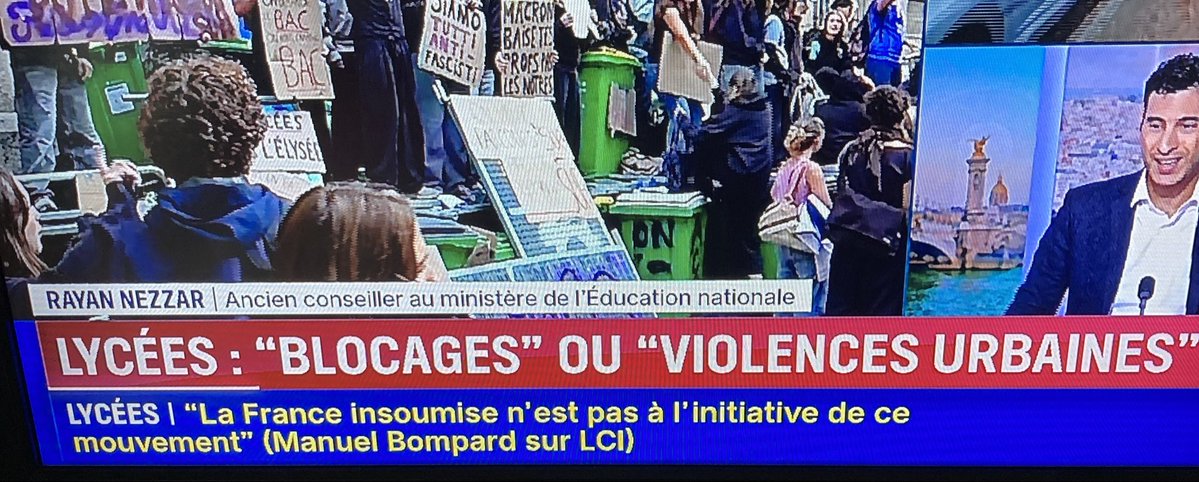 Mortadelle50441's tweet photo. #Lycéens
M. Bompard 
LFI n’est pas à l’initiative de ce mouvement
Ben voyons !!
Et pour les Facs c’est pas vous non plus !!
Vous êtes la gangrène de la France.. https://t.co/M6n20d6GVp