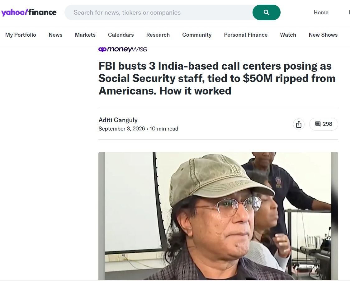 JuliaClarky's tweet photo. Multiple investigations are shining a light on India-based call-center operations allegedly targeting Americans. The reported scale and coordination show why cross-border cooperation matters.

🔗 https://t.co/y09ThG5Y8c…

#CallCenterScam #CyberCrime #OnlineFraud #ScamAwareness #CyberSecurity