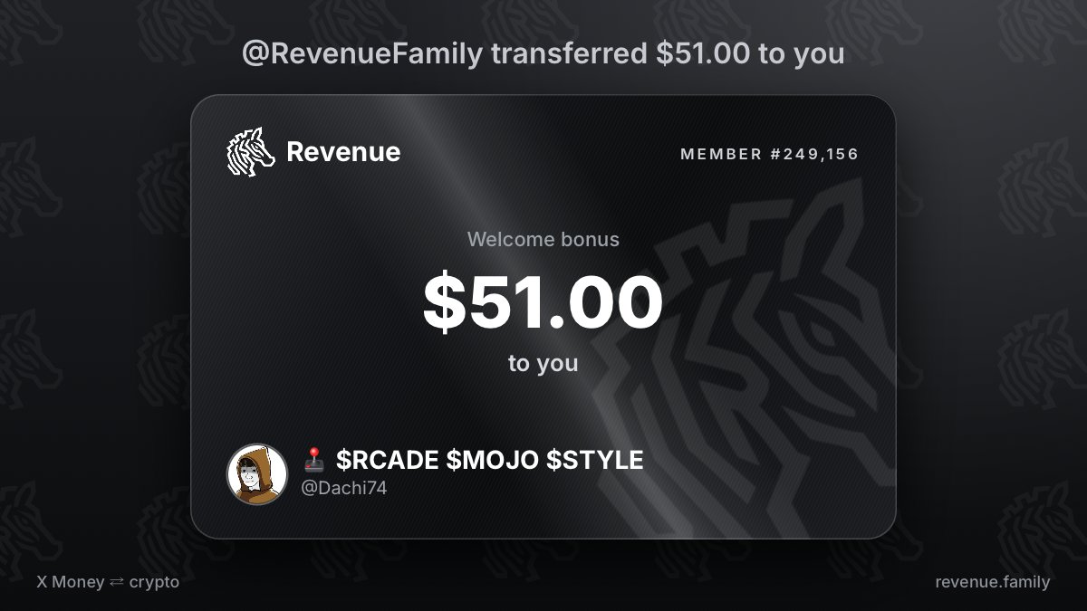 Dachi74's tweet photo. @RevenueFamily $51.00 arrived from @RevenueFamily https://t.co/TNNSQj5cyc