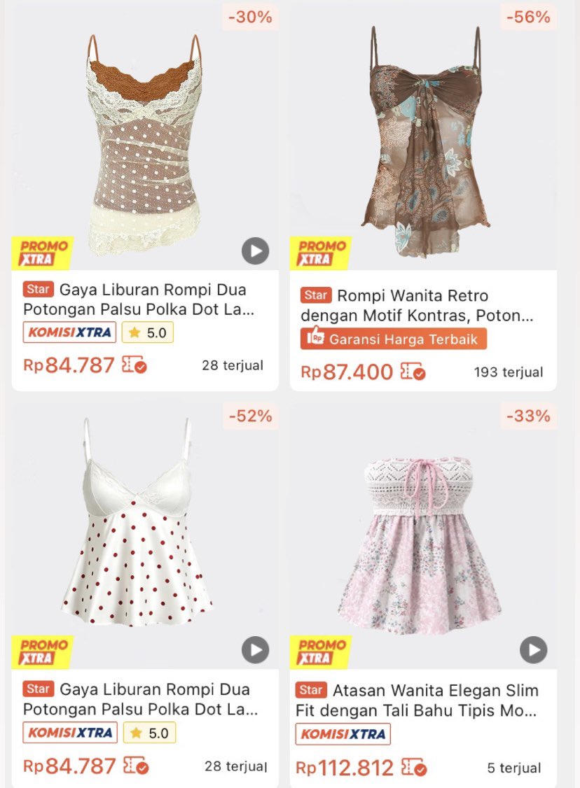 azzazsr's tweet photo. MANA TAHAN... nemu atasan summer vibes yang cantik lucu + murcee ginii https://t.co/AfAfR5UdGF