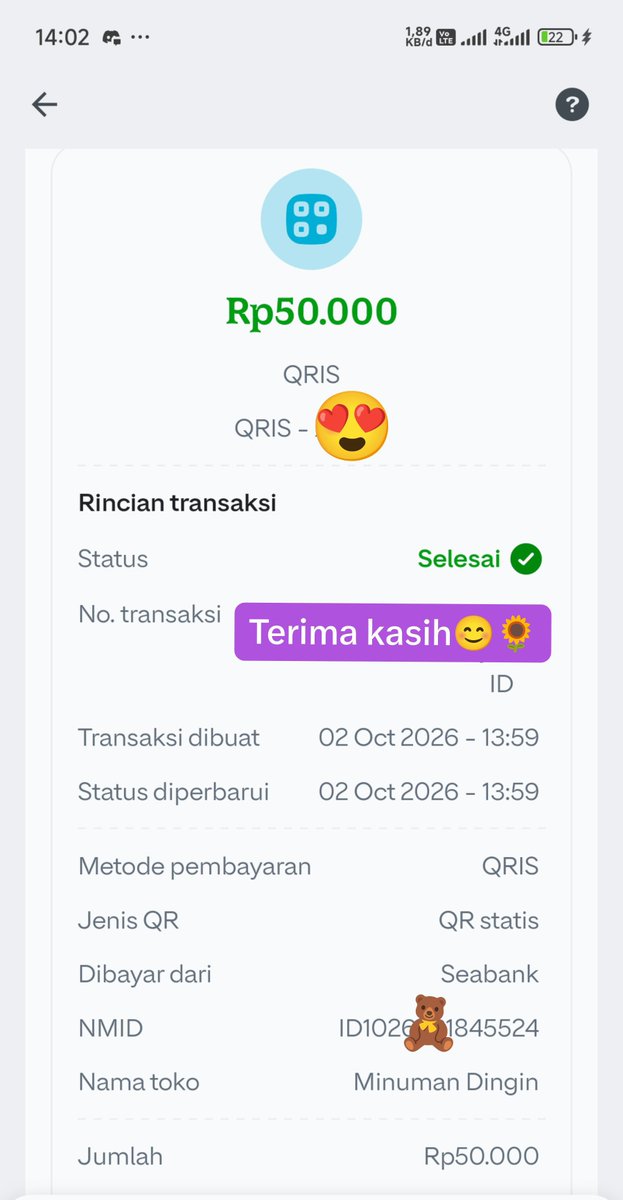 move_mauvii's tweet photo. Alhamdulillah Jum'at berkahπ₯Ίπ€
Mksh Mas Joko @superjoko_ ππ»π
Semoga Mas Joko sehat sllu, makin lancar & berkah rezekinya, makin sukses, bahagia trs, dimudahkan segala urusannya serta sllu dijauhkan dari segala marabahaya di manapun berada. Aamiin Yaarobbπ€²π»π
#superjoko β¨β¨ https://t.co/GybfQxdhlO
