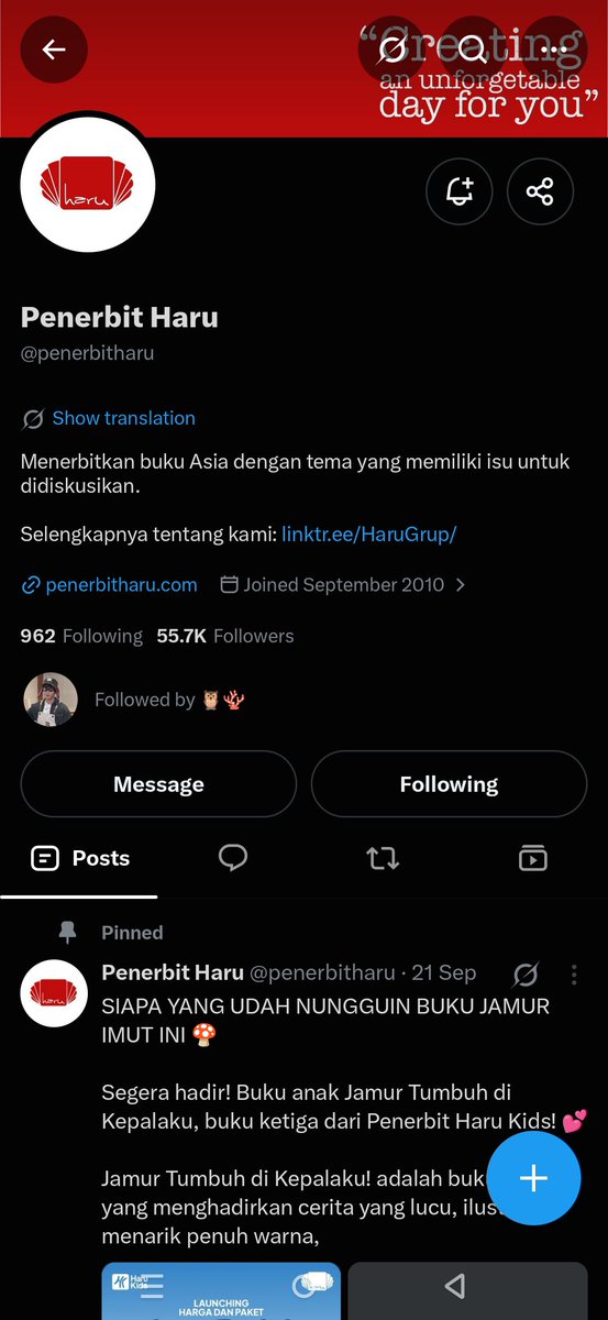 wochajoon's tweet photo. @penerbitharu Wish me luck, mau island battle royal. Pengen bat baca lanjutannya https://t.co/MAXEslQ03N