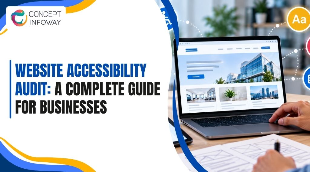 ConceptInfoway's tweet photo. Accessibility problems can stay invisible until someone struggles to use your website.

Discover how a website accessibility audit works and what businesses should evaluate.
https://t.co/ayiSZoRGjS

#WebsiteAccessibility #WebAccessibility #ConceptInfoway https://t.co/l8rn2tLeok