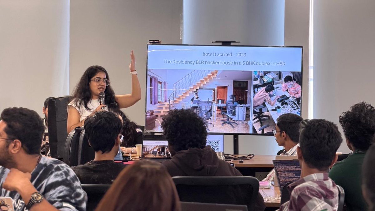 NimishaChanda's tweet photo. last saturday, we at @residencyBLR supported the Claude Opus Build Day with @knowShubhangi and @anakinHQ 

the room was over capacity. we had close to 2000 people sign up for the event. 

83 projects had come in on day 1, across three tracks - delight, breakthrough and everyday.
and for the first time, i saw a pet hackathon happening.

what people built in a single day was far ahead of anything i saw at hackathons until last year.

> someone turned one photo of a pet into a 3D cartoon and eventually a game.
> someone made research papers into interactive diagrams.
> a team built a tool that designs an entire data centre in your browser. overload a rack, and you can watch the cooling reroute live.
> there was a medicinal chemistry copilot that suggests new molecule edits, and even a tool that reads all your open tabs and tells you which ones to close.

the best builds were niche problems solved by people actually facing them. gotta do more of these for the builders cohort @residencyBLR 

thanks to everyone who joined in and built with us, had a really good time.