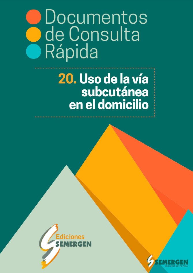 SEMERGENap's tweet photo. 📙Documentos de consulta rápida. Uso de la vía subcutánea en el domicilio. 
https://t.co/bAngwIo1do https://t.co/WekFEKQcBn