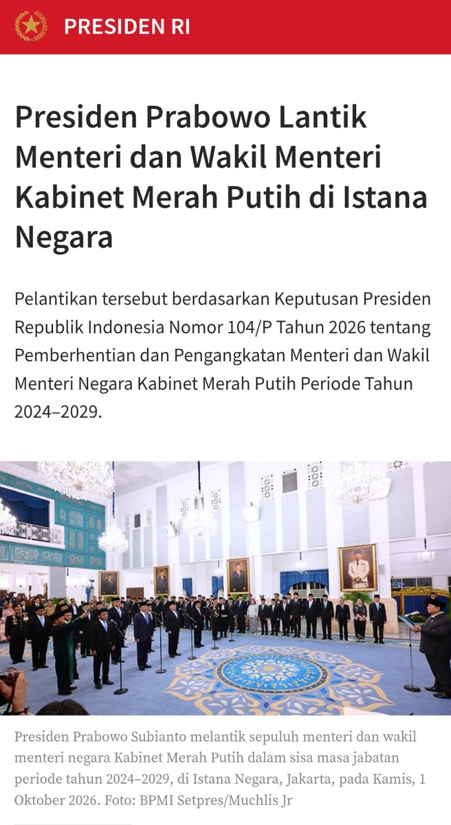 AiniTiasa's tweet photo. Indonesia berkedaulatan, adil, dan sentosa merupakan visi bersama. Melalui kerja nyata dan semangat membara, impian itu jadi nyata bagi semua.
Percepat Pembangunan Negeri https://t.co/dsEsh9c3Dx