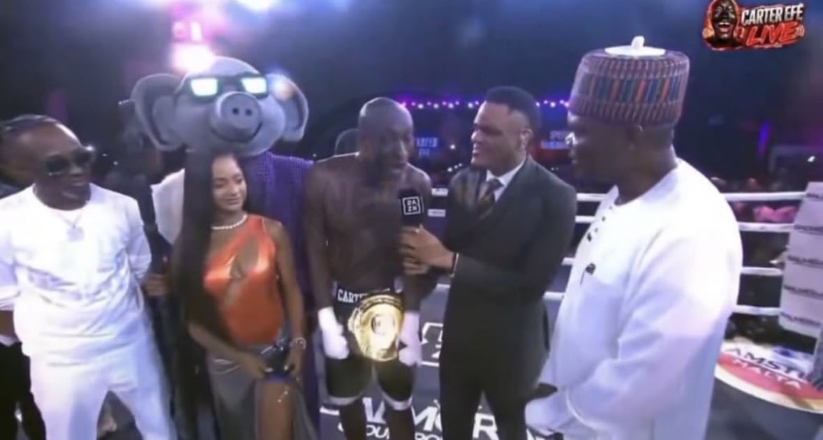 SanscoO's tweet photo. I am tired of f!ghting Portable and Akpi I want to f!ght real boxers like
Mayweather and DDG - Carter Efe #X https://t.co/YlzOmTTeoi