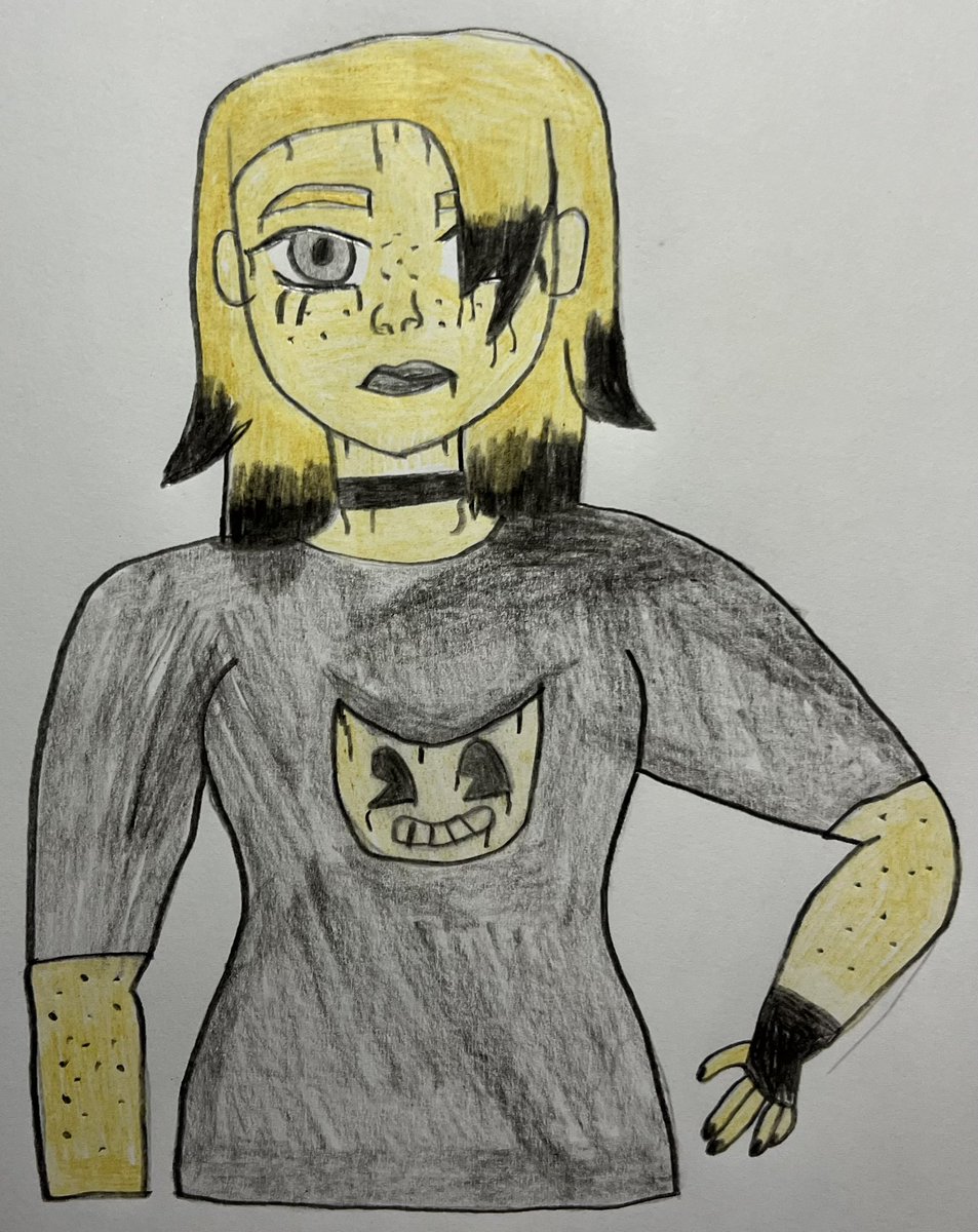 IzzyTheGothGirl's tweet photo. Day B of my Horror Character Challenge.

For this one, I did Billy the Puppet from Saw and how I would look in the Bendy And The Ink Machine Universe. https://t.co/NN1QjA2GYJ