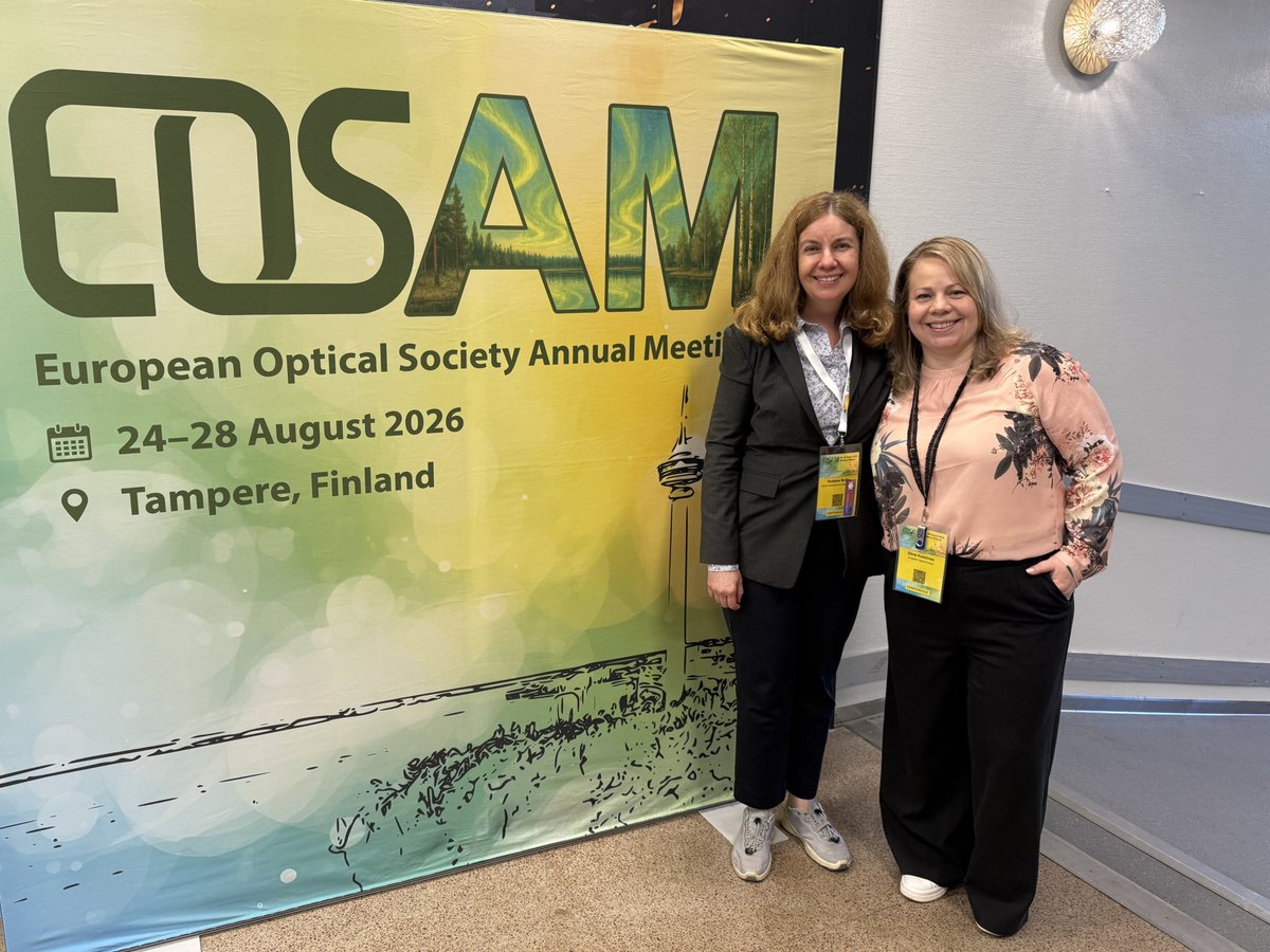 EOS_AM's tweet photo. #EOSAM2026 wouldn’t have happened without the many people behind it!
Thank you to General &amp; Programme Chairs Goëry Genty, Juha Toivonen, Jyrki Saarinen &amp; Ignacio Moreno, the EOS Office led by Elina Koistinen, the local team at Tampere University, @flagshipprein and @PhotonicsFin! https://t.co/qk2KIuzUOU