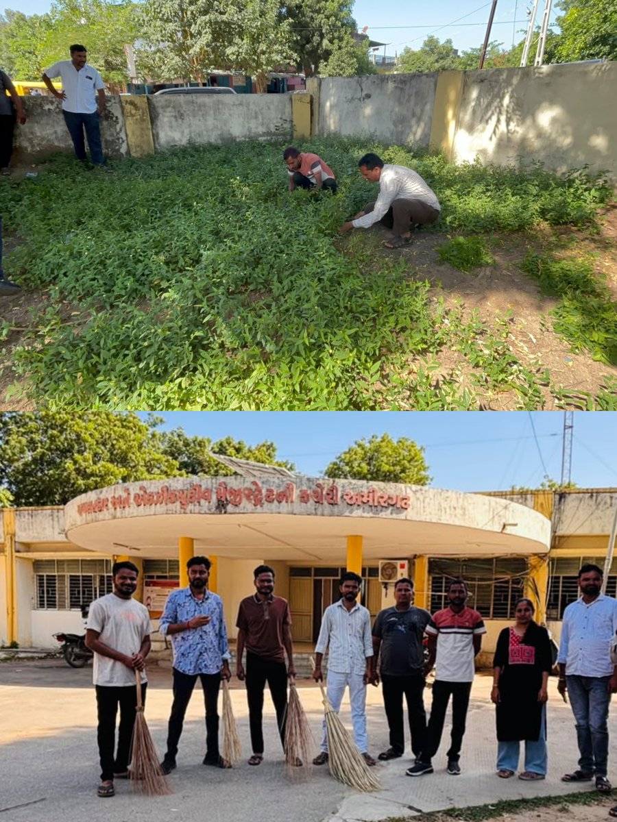 EroDanta's tweet photo. ગાંધી જયંતિ નિમિત્તે 🇮🇳
“સ્વચ્છતા એ જ સેવા”ની ભાવના સાથે દાંતા સબ-ડિવિઝનના દાંતા, હડાદ અને અમીરગઢ તાલુકામાં સ્વચ્છતા અભિયાન હાથ ધરાયું.

#SwachhataHiSeva #GandhiJayanti #cleanliness
#GujaratGovernment
#viralreels https://t.co/9Aqc5wDEJn