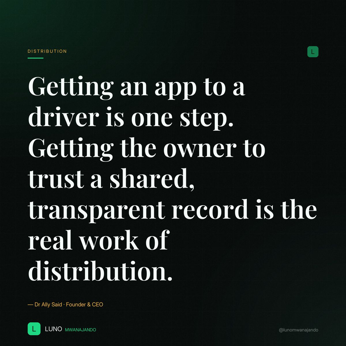 SaidAlibn's tweet photo. A bodaboda owner tracks payments with a notebook or memory. But the decision to digitize, to use a ledger, is his. Getting an app to a driver is one step. Getting the owner to trust a shared, transparent record is the real work of distribution. https://t.co/xS31ux97uu