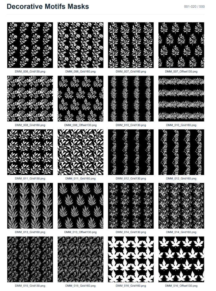 nyanneco9's tweet photo. SubstancePainter向け柄ジェネレーター「Nyanneco Pattern Generator」の商品ページにてジェネレーターから出力したテクスチャ（画像データ）の販売を開始しました。

既に販売中のジェネレーターはSubstancePainter専用のツールですが、SP以外でも使える形にできないかというご要望を頂きジェネレータ出力をレンダリングしテクスチャデータとして収録しています。2000枚超を収録しています。画像データですのでSP以外のBlenderやMayaなどのツールでもお使いいただけます。価格は500円です。

商品ページでご購入前でもカタログPDFをご確認頂けます。配布先は👇