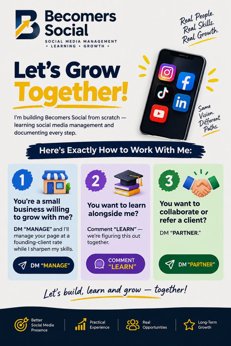 cally_ben36764's tweet photo. I'm building Becomers Social from scratch — learning social media management and documenting every step.

Here's exactly how to work with me:

👇 https://t.co/Eu5CYuUsaW